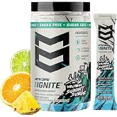MTN OPS Ignite Energy Powder, Zero Sugar, Hush Summit Surge | Sugar Free, 200mg Caffeine, Nootropic Blend for Energy, Focus &amp; Endurance, L Arginine &amp; L Citrulline