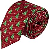 Trafalgar Men's Oh Christmas Tree Novelty Silk Necktie