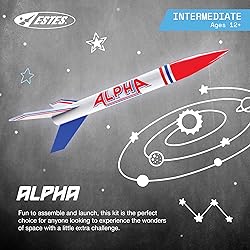 Estes 1225 Alpha Rocket-Building Kit, Intermediate