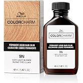 COLORCHARM Permanent Liquid Hair Color | Gray Coverage Natural Light Blonde