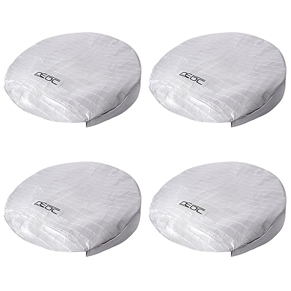 DEDC Universal Reifentaschen, 4er/Set Reifenabdeckung Radschutzhülle mit Aluminium Film Passt 27 bis 29 Zoll Reifengröße für 