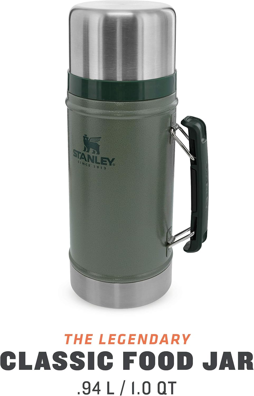 Stanley Classic Legendary Food Jar 0.94L, Hot for 20 Hours, BPA-Free, Stainless Steel Coffee Flask - Image 3