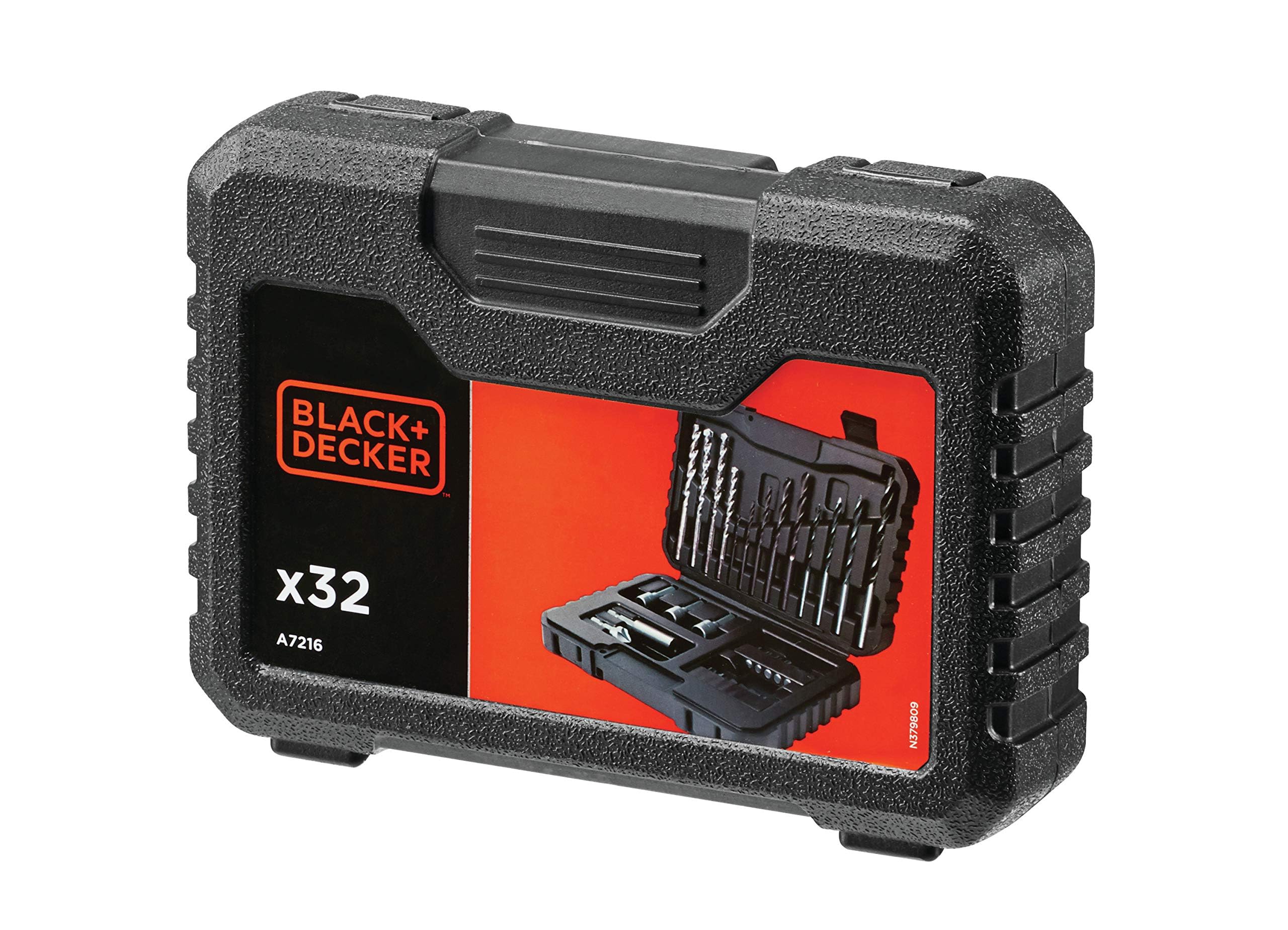 Black+Decker Bit- und Bohrer-Set (Zubehör-Set für alle Elektrowerkzeuge, magnetischer Universalhalter, mit stabiler Kassette, 32 teilig) A7216 2