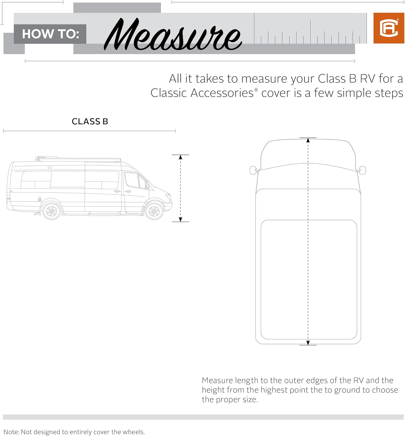 Classic Accessories - 80-416-171001-RT Over Drive PermaPRO Tall Class B RV Cover, Fits 25'-27' RVs: Automotive