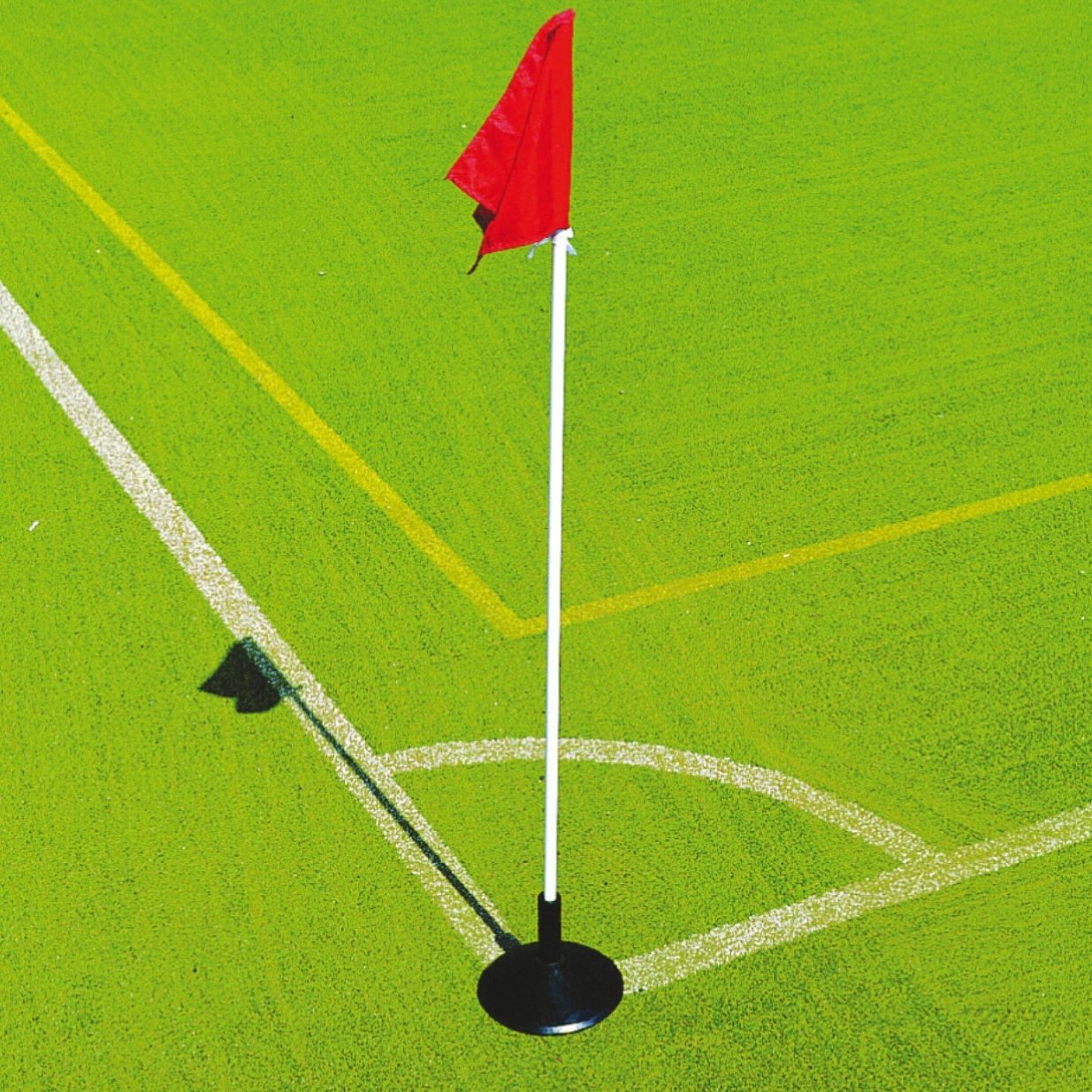 Football Boundary Marker Pole Holder Rubber Corner Post Weighted Base Only Amazon.co.uk Sports