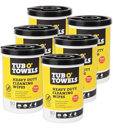 Zep Cherry Bomb Hand Cleaner Towels - 130 Towels Per Bucket (Case