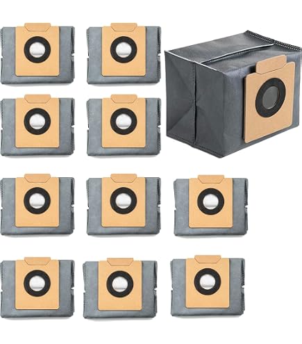 Produktbild von 6er-Pack Einweg-Staubsaugerbeutel – Ersatz Für Mini K10 Plus & K10+ Pro Roboterstaubsauger – Auslaufsicher, Große Kapazität, Vliesstoff – Einfacher Wechsel