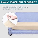 Granbest Premium Water-Repellent 2 Seater Sofa Seat Cover Beige view 3