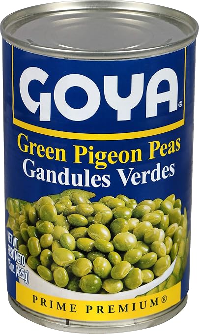 Goya Green pigeon peas pigeon peas, Water&salt. (041331120012)