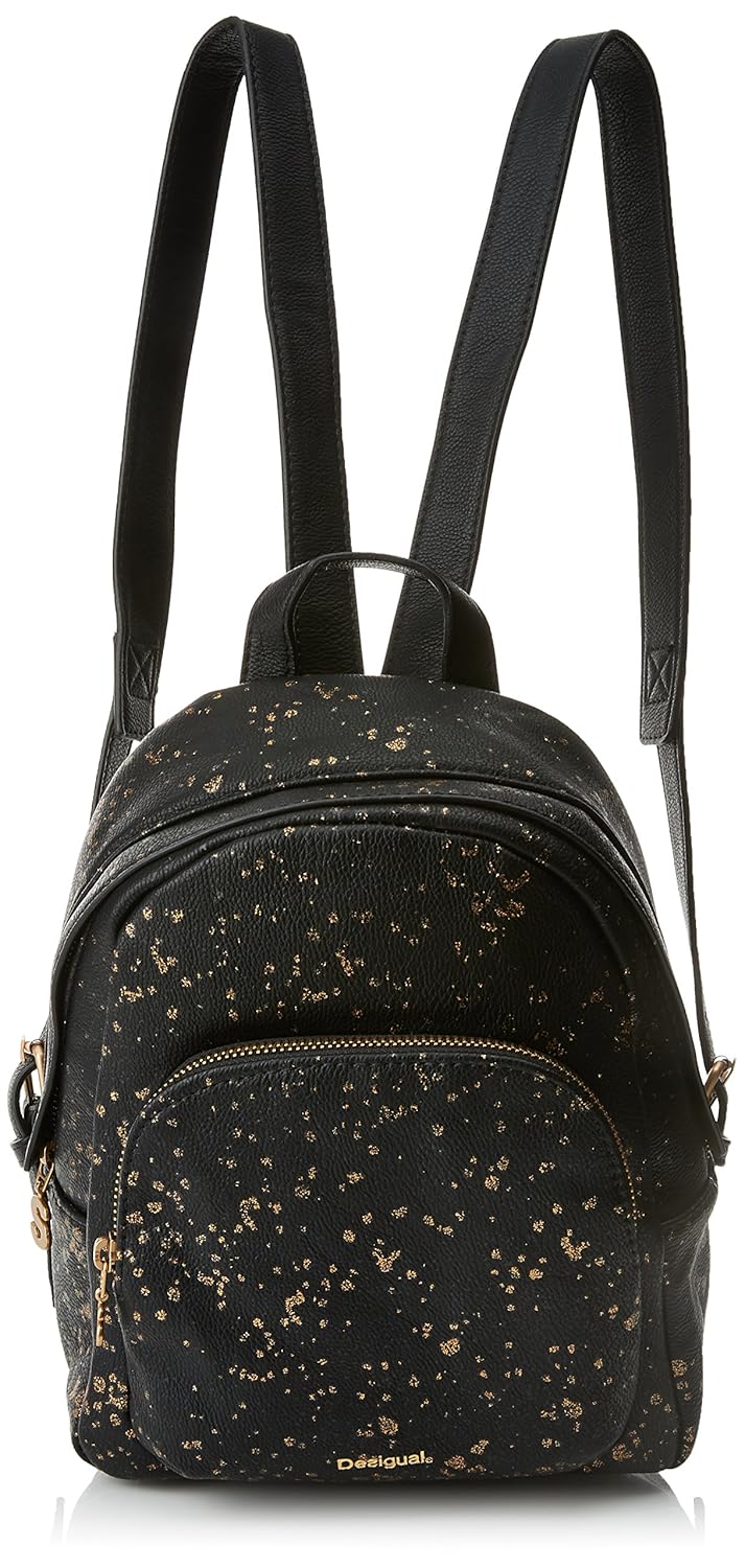 Desigual Bols perú Metal Splatter  U Mujer Negro x x cm