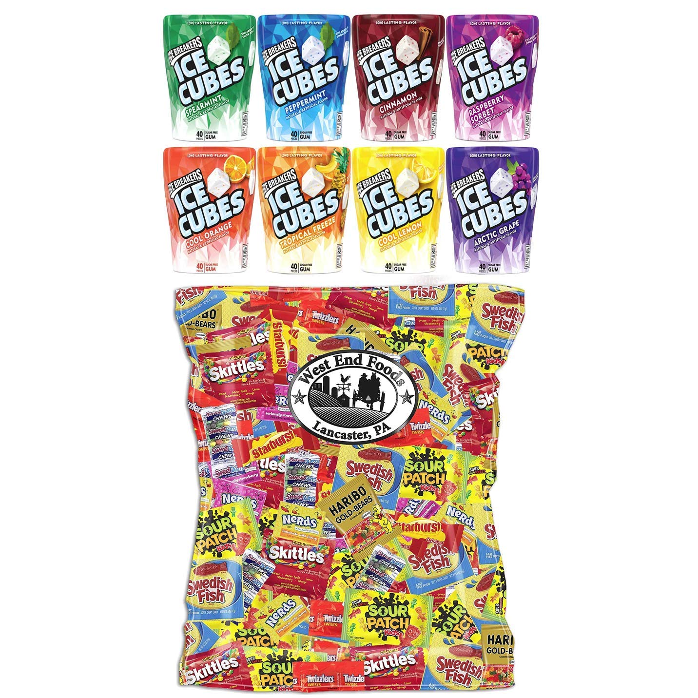 Ice Breakers Ice Cubes Candy (8 Pack) & Candy (6 Pound