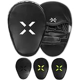 FightX Punching Mitts for Boxing Leather Curved Punch Mitts Men &amp; Women MMA Training Equipment Muay Thai Sparring Training Mitts MMA Hitting Pads Available Multiple Colors
