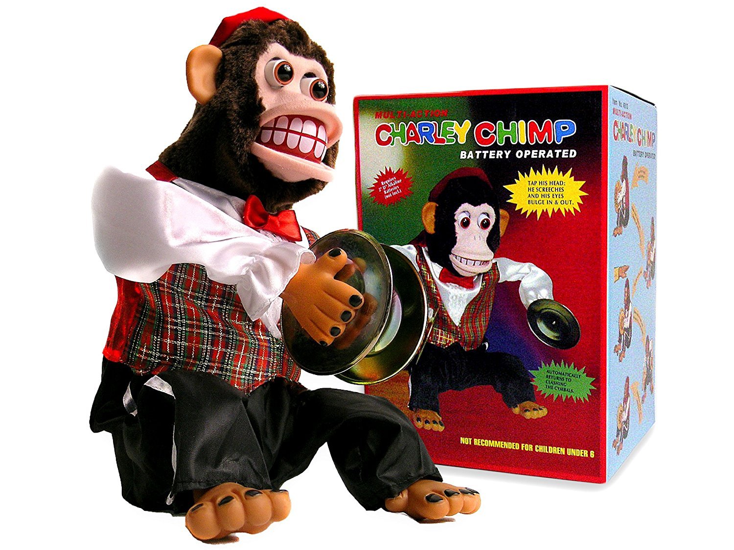 Charley Chimp, CymbalPlaying Monkey Toys & Games