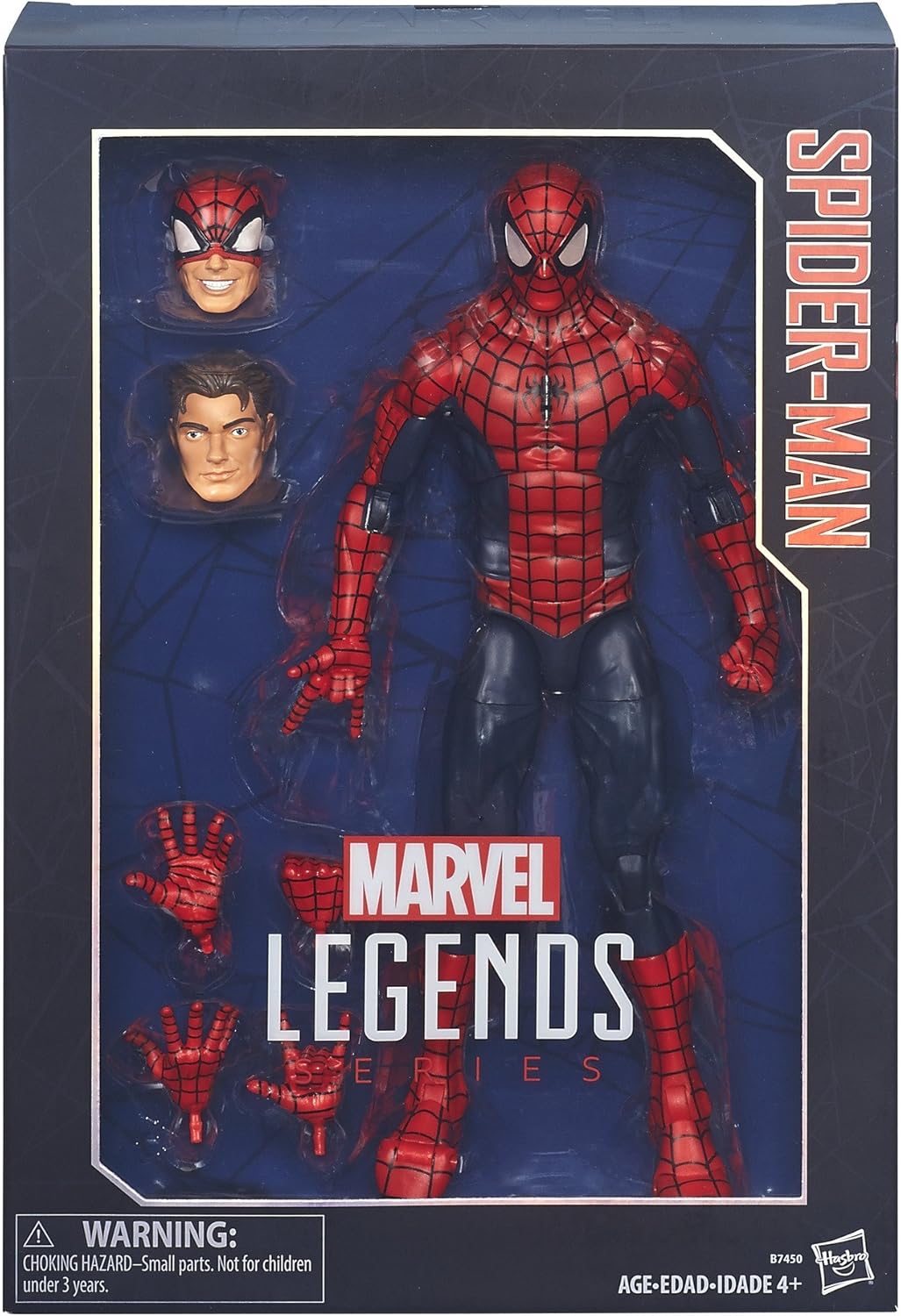 marvel legends 12 inch black spiderman