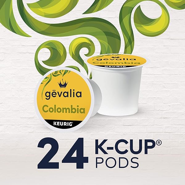 GEVALIA COLOMBIA MEDIUM ROAST K-CUP COFFEE PODS (24 CT BOX)