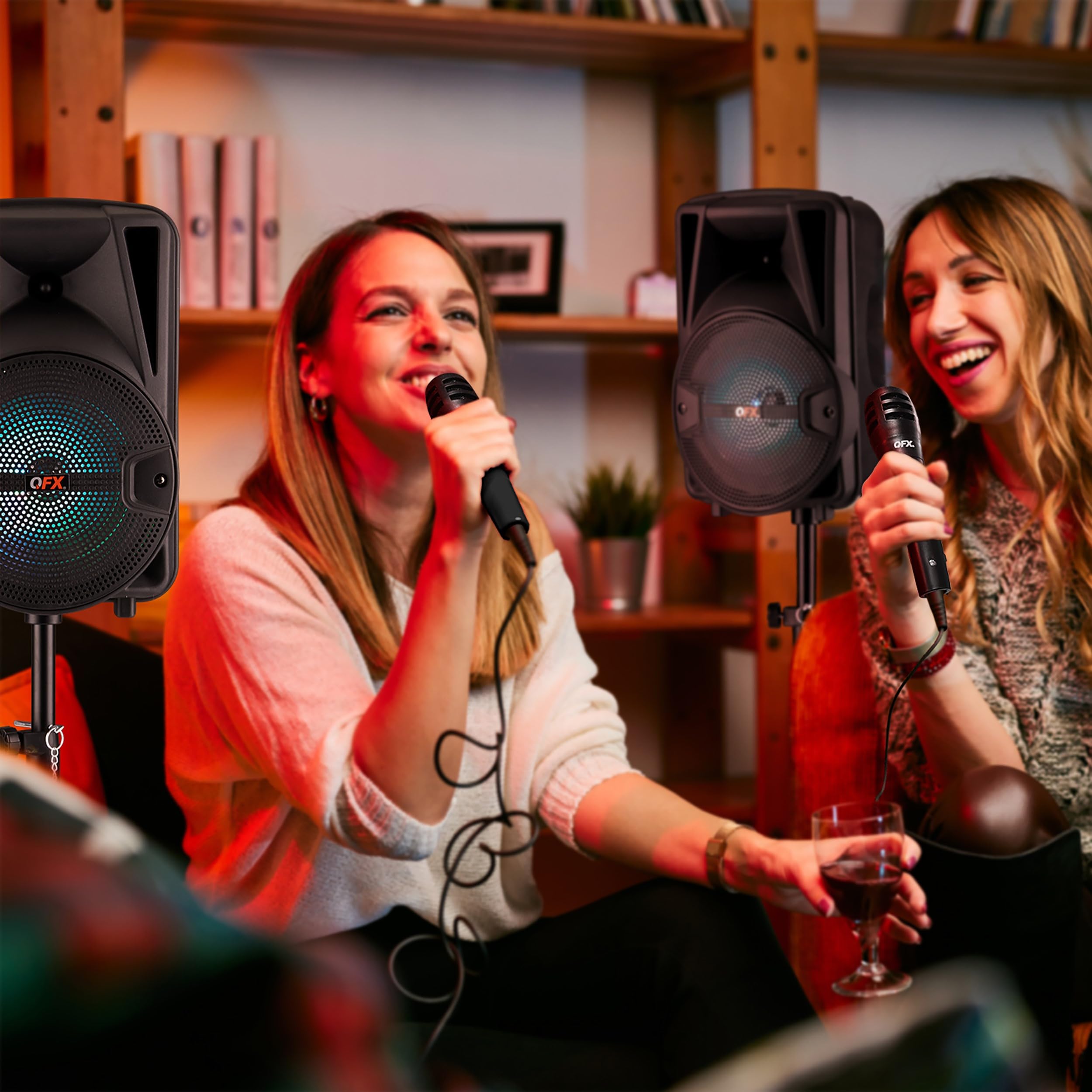 QFX PBX-800TWS 8-Inch TWS Bluetooth Stereo PA