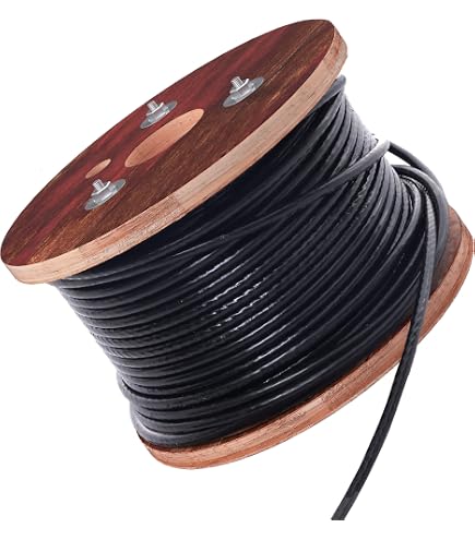thumbnail image 2 of Black Vinyl Coated Wire Rope Cable - 3/32 To 1/8 Inch, 7x7 Strand, 1000 Ft Reel 2 of 6
