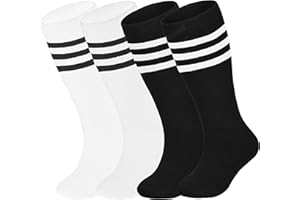 YMYDYFC Toddler Soccer Socks Boys Girls Athletic Socks Knee High Socks Youth Baseball Softball Socks 2 Pairs