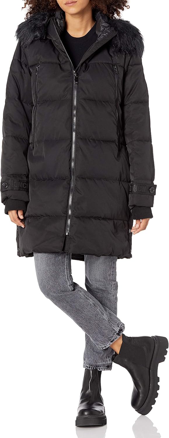 Steve Madden womens Long Puffer: Clothing