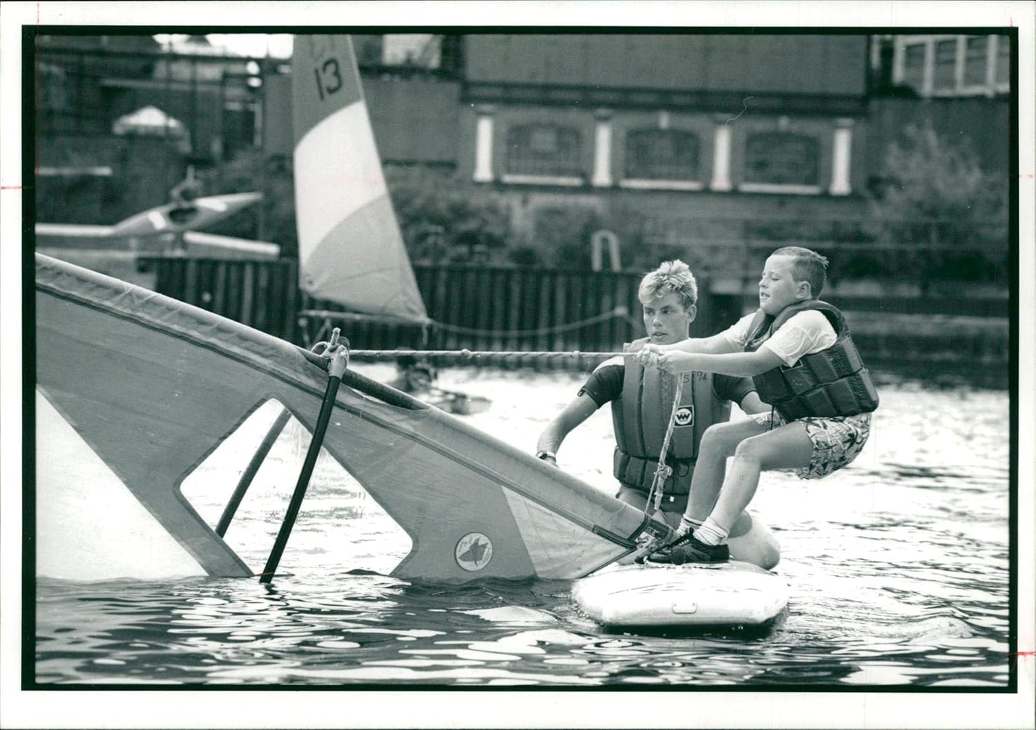 Photographs - Vintage photo of Simon goody the only board sailor representing britain at the seoul olympic games.
