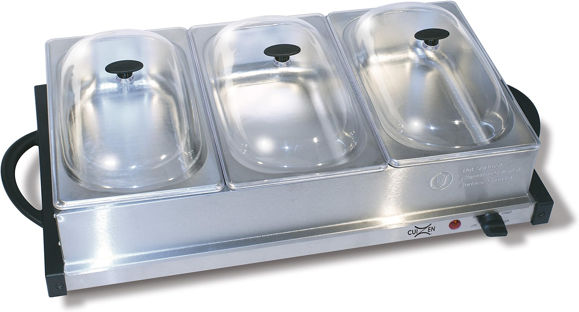 CuiZen CBS-2325 Buffet Server and Warming Tray, 7.5-Quart