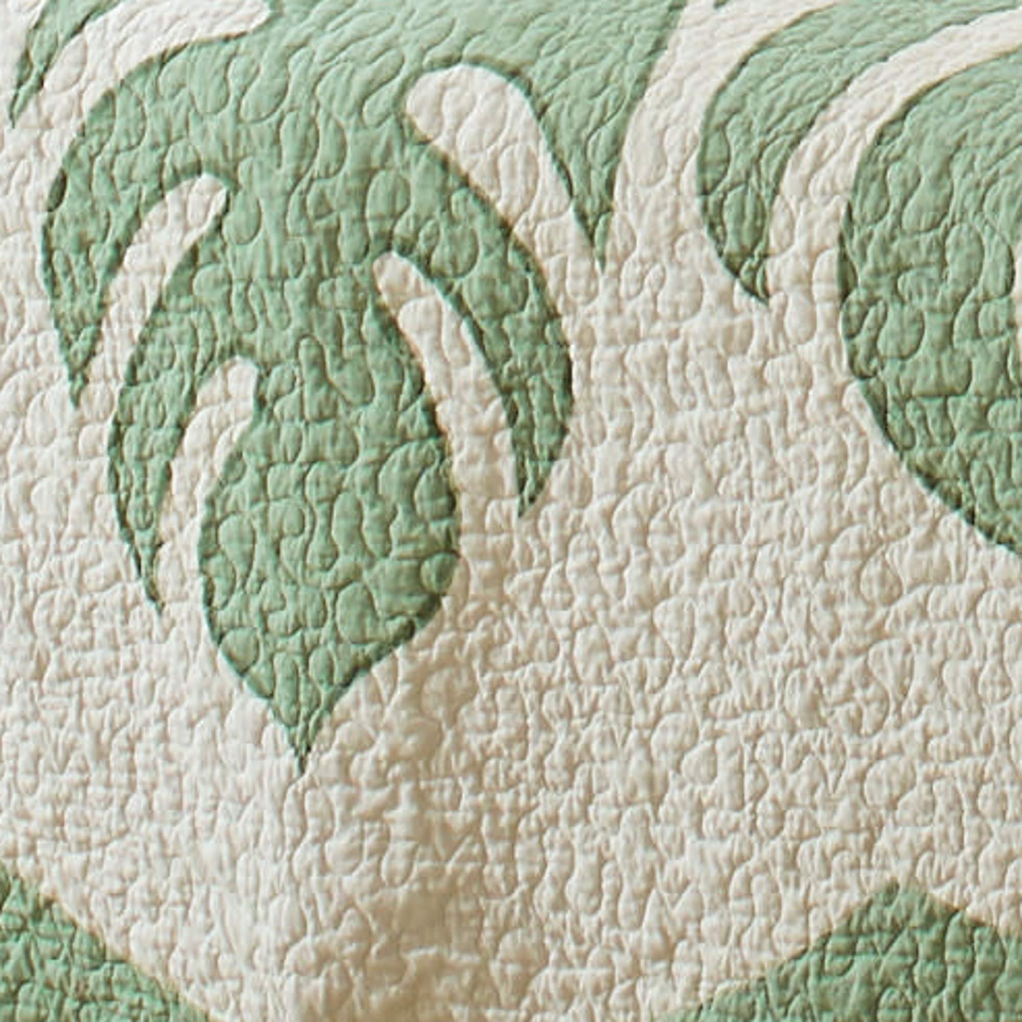 Tommy Bahama Molokai Quilt, King, Mint Green