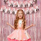 GREATRIL Rose Gold Tinsel Curtain Backdrop 1m x 2.5m Pack of 2 view 5