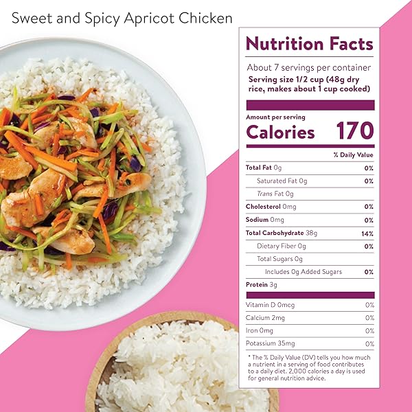 MINUTE JASMINE RICE, INSTANT JASMINE RICE FOR QUICK DINNER MEALS, 12 OUNCE BOX