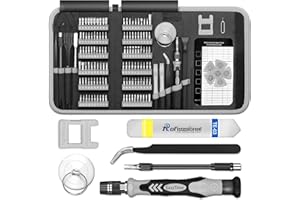 EasyTime 140 in 1 Precision Screwdriver Set, Professional Computer, Laptop Repair Tool Kit, Cell Phone Repair Tool Kit, Compatible for iPhone, Tablet, Macbook, PC, and Xbox Repair
