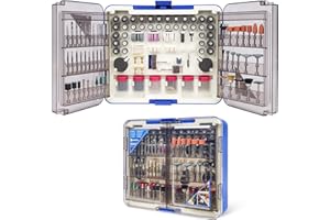 HARDELL Rotary Tool Accessories, Fits Dremel Rotary Tools, 508PCS Power Rotary Tool Bits with 1/8"(3.2mm) Diameter Shanks, Un