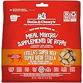 Stella & Chewy’s Freeze Dried Raw Super Beef Meal Mixer – Dog Food Topper for Small & Large Breeds – Grain Free, Protein Rich