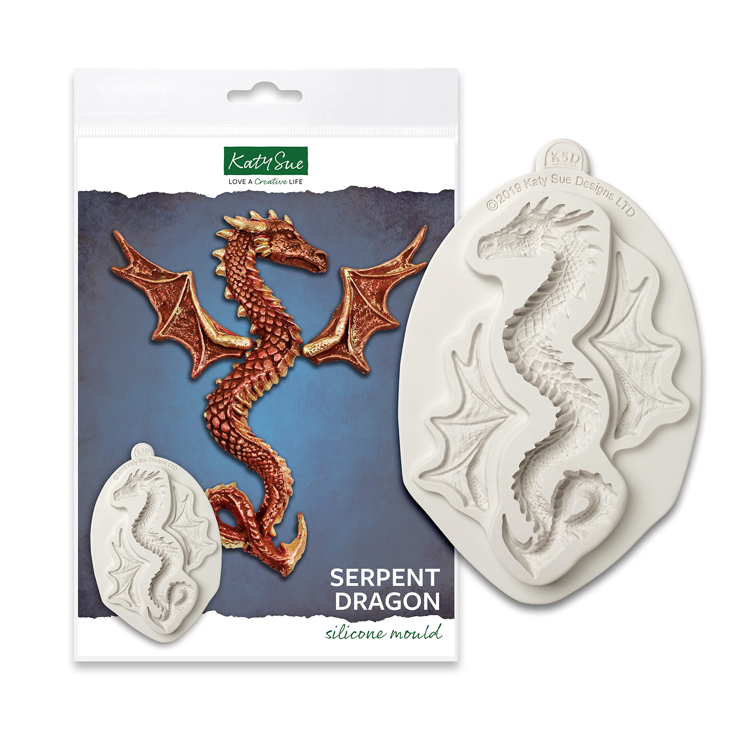 Katy Sue Serpent/Dragon Silicone Mould for Cake Decorating & Crafts