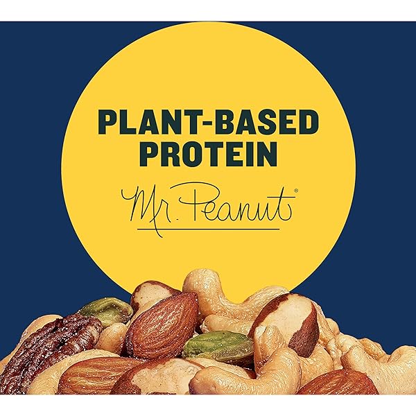 PLANTERS DELUXE MIXED NUTS WITH SEA SALT, 27 OZ RESEALABLE CONTAINER – VARIETY MIXED NUTS SNACKS WITH CASHEWS, ALMONDS, PECANS, PISTACHIOS & HAZELNUTS – ENERGY BOOST – KOSHER