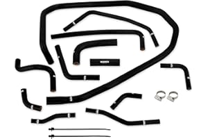 Mishimoto MMHOSE-WRX-15ANCBK Ancillary Hose Kit Compatible With Subaru WRX 2015+ Black