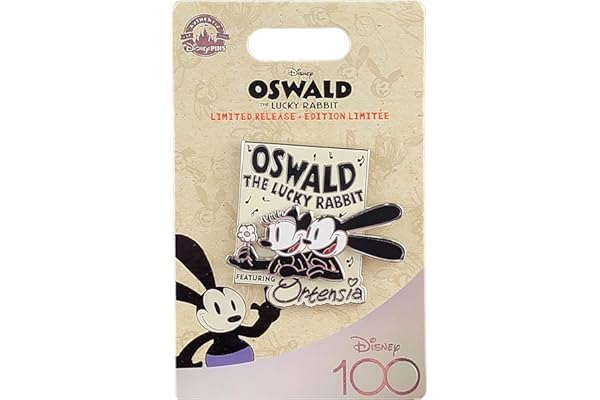 Disney Pin - Disney 100 - Oswald The Lucky Rabbit - Oswald and Ortensia