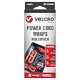 VELCRO Brand Power Cord Wraps | Heavy Duty Straps