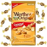 Caramel Hard Candy, 2.4 LB Bulk Bag, Individually Wrapped | Smooth buttery caramel candy, old fashioned classic, soft and chewy, perfect for sharing, snacking, parties, gifting