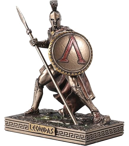 Amazon.com: 14.38 Inch Spartan Warrior with Spear and Hoplite