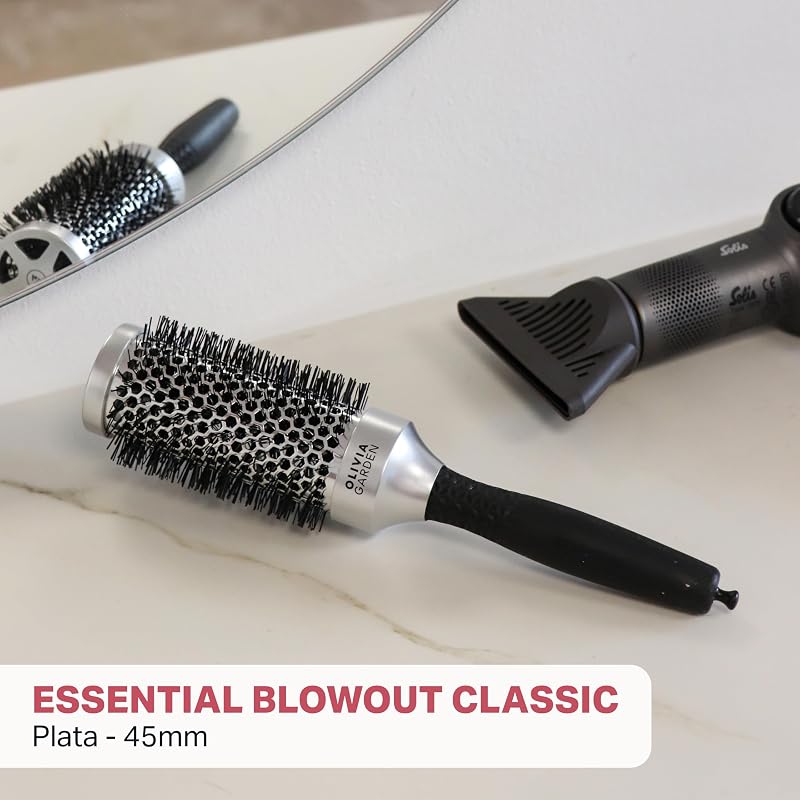 Essential Blowout Classic Cepillo Redondo, Plateado, 45 mm — foto 2 de 8