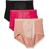 Warner's womens Blissful Benefits Tummy-smoothing Comfort Microfiber Brief 3-pack Rs4433w