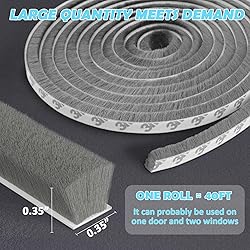 Bantie 40FT Weather Stripping Door Window Seal