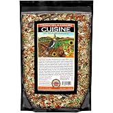 Cockatiel &amp; Conure Food Cuisine 4 Lbs, Nutrient-Rich Mixed Bird Seeds with Grains, Fruits &amp; Vegetables &ndash; Supports Beak &amp; Feather Health, Small Parrot Bird Food for Daily Energy, Growth &amp; Balanced Diet