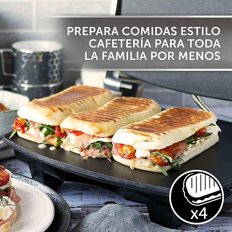 Sandwich/Panini Press & Toastie Maker | 4-Slice | Stainless Steel [VST026X]