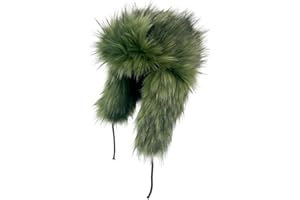 YFJNV Y2K Faux Fur Russian Hat, Soft, Warm Winter Trapper Hat with Earmuffs for Men and Women