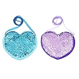 ZGMYC 2Pcs Glitter Sequin Purses Crossbody Bag for