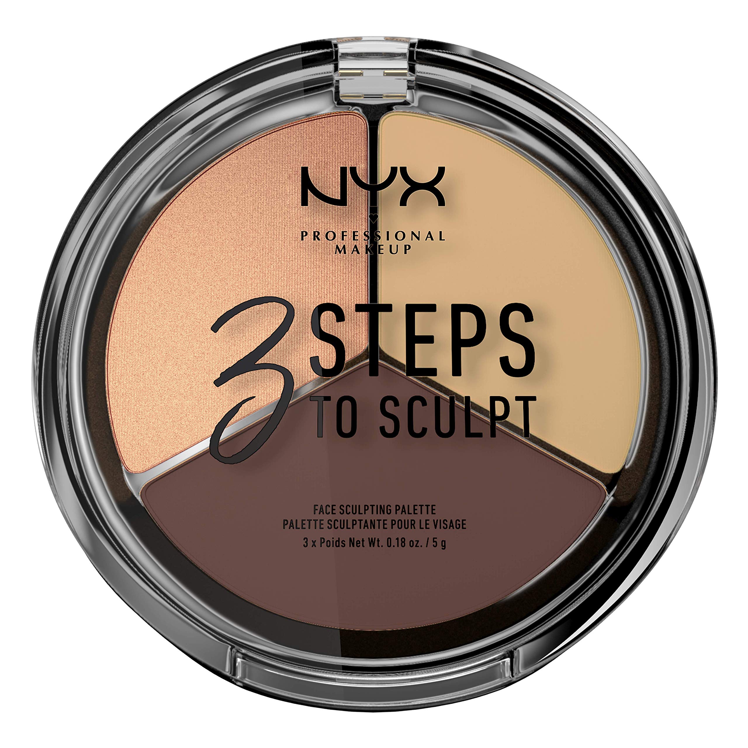 NYX Professional Makeup 3 Steps To Sculpt - Medium, 0.079 kg