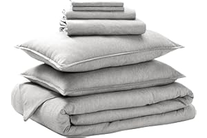 Bare Home Bed-in-A-Bag 7 Piece Comforter & Sheet Set - Full - Goose Down Alternative - Ultra-Soft 1800 Premium Bedding Set - 