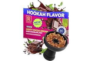 M. ROSENFELD Hookah Flavors Mint Cocoa - 3.5 oz of Hookah Shisha Tobacco Free - 100g of Hookah Tobacco & Nicotine Free Shisha with Real Organic Sisha Hooka Flavors