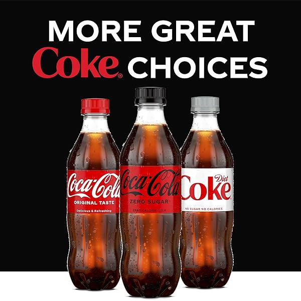 COKE ZERO SUGAR DIET SODA SOFT DRINK, 16.9 FL OZ 6PK