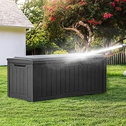 YITAHOME Outdoor Storage Box with Cushion, 120